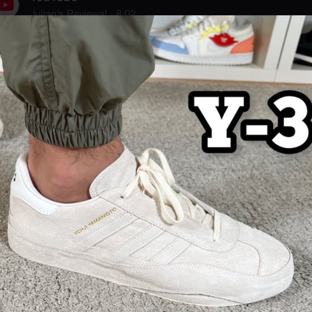Y-3 adidas gazelle low top sneakers - Picture 1 of 10